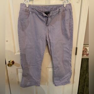 Lane Bryant Lavender Stretch Capri’s
